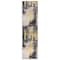 World Rug Gallery Modern Watercolor Abstract Design Runner Rug 2'x7' Yellow 939YELLOW2X7 - alternate 2